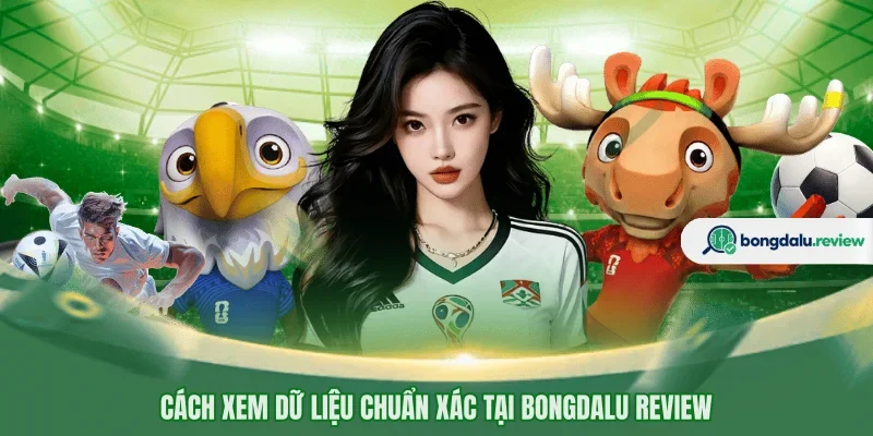 Cách xem dữ liệu chuẩn xác tại Bongdalu